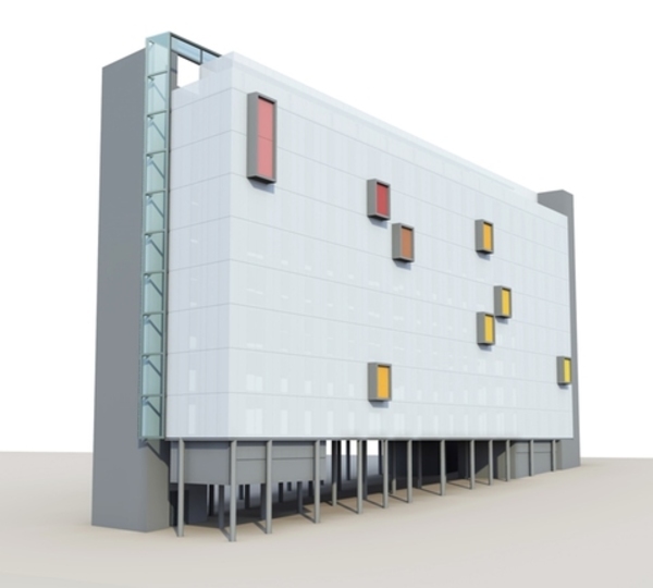 FORO HABITAT SOSTENIBLE. EDIFICIO DE 100 VIVIENDAS EN LA COLONIA NUESTRA SEÑORA DE LOS ÁNGELES. MADRID